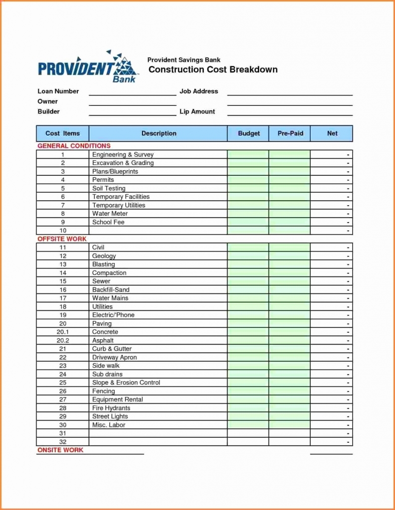 004 20Residential Construction Schedule Template Excel Of