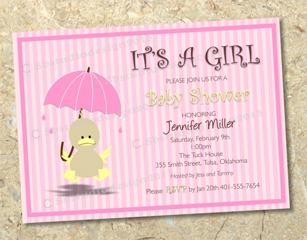 021 Baby Shower Invitation Templates Free Template On Bridal