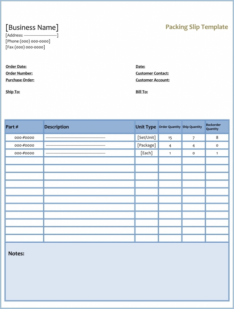 25+ Free Shipping &amp;amp; Packing Slip Templates (For Word &amp;amp; Excel)