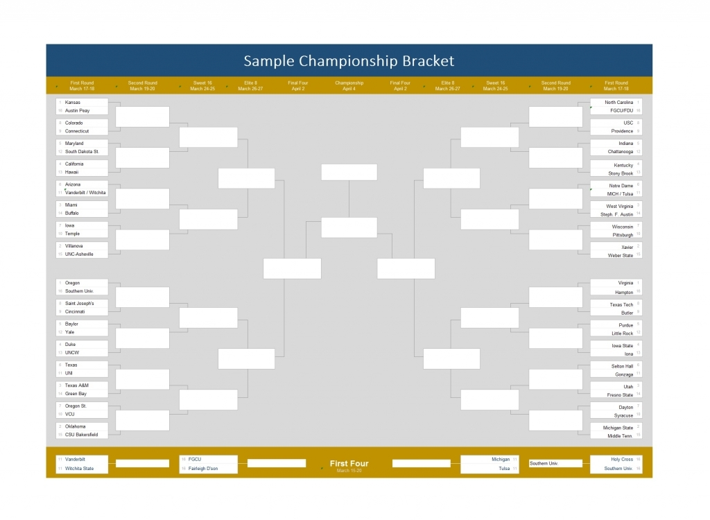 34 Blank Tournament Bracket Templates (&amp;amp;100% Free) ᐅ Template Lab