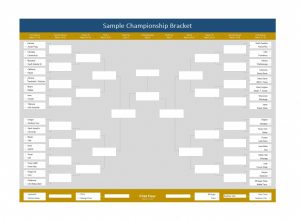 34 Blank Tournament Bracket Templates (&amp;100% Free) ᐅ Template Lab
