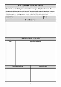 40+ Effective Root Cause Analysis Templates, Forms &amp; Examples