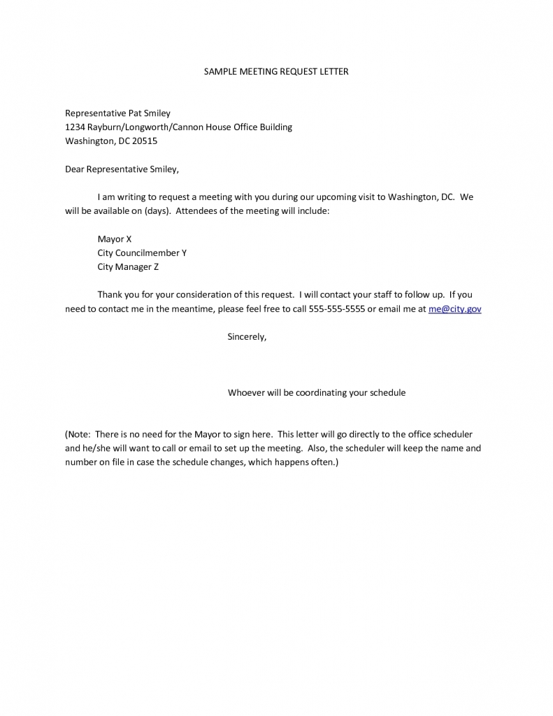 9+ Official Meeting Letter Examples - Pdf | Examples