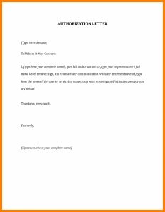 Authorization Letter - 10+ Best Authorization Letter Samples And