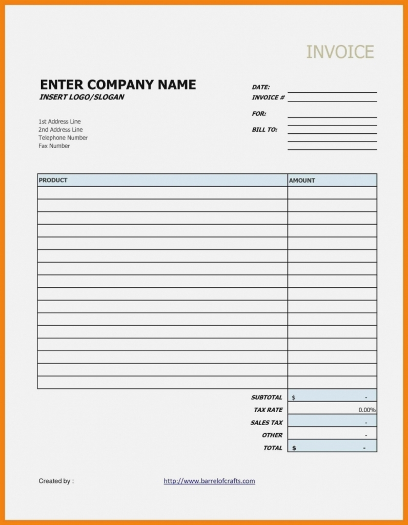 Contractor Invoice Template Google Docs Template Business Format
