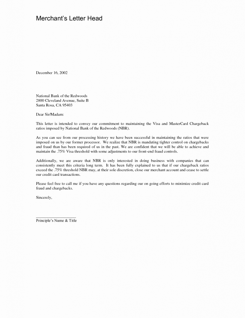Rebuttal Letter Template | Template Business Format