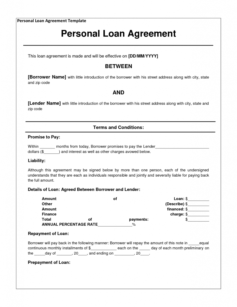 Family Loan Agreement