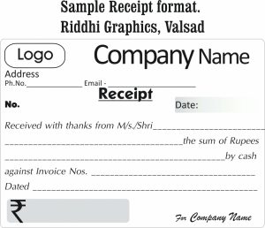 Payment Receipt Format In Excel Download Cash 5 Invoice Design Money
