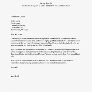 Personal Recommendation Letter Sample - Mara.yasamayolver