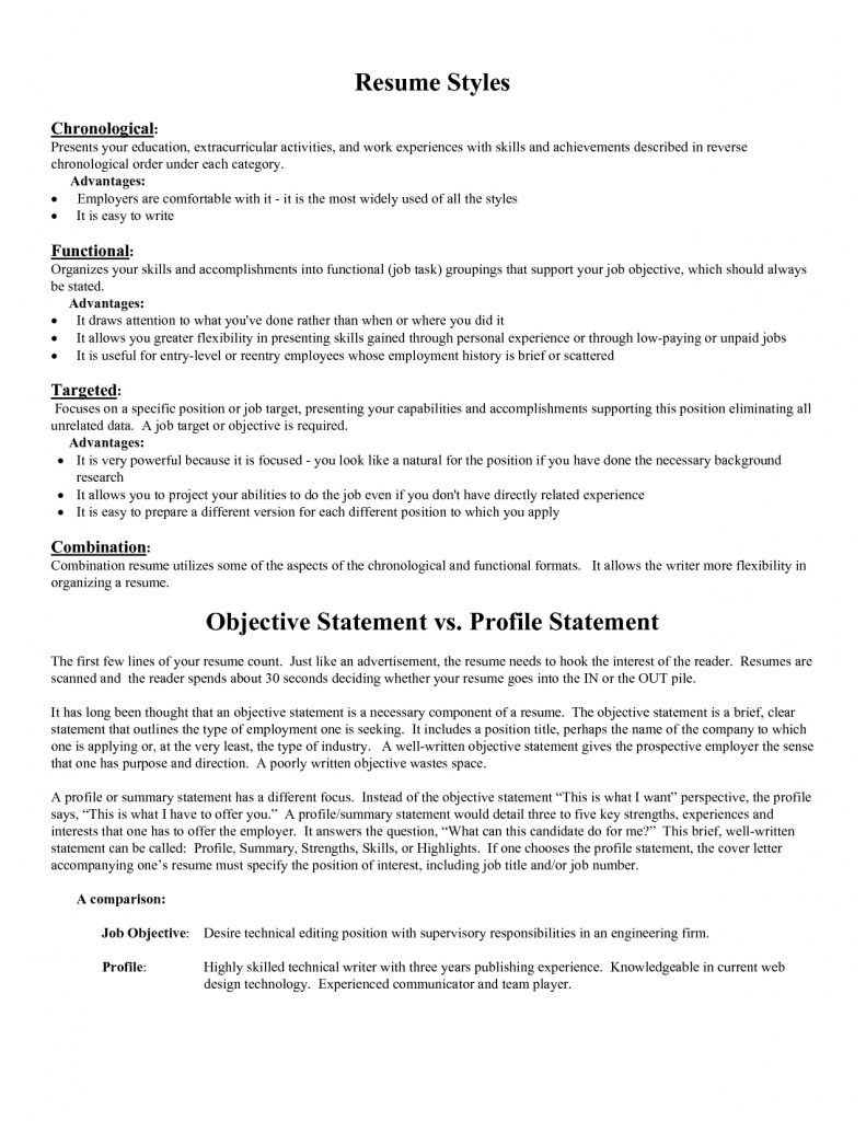 opening statement on resume for office manager
