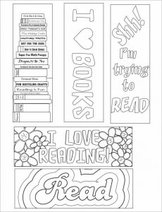 135+ Blank Bookmark Templates | Free Printable Bookmarks