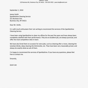 Business Reference Letter Examples
