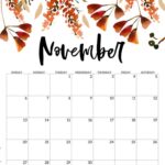 2022 November Printable Calendar
