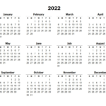 Free Printable Weekly Calendar 2022